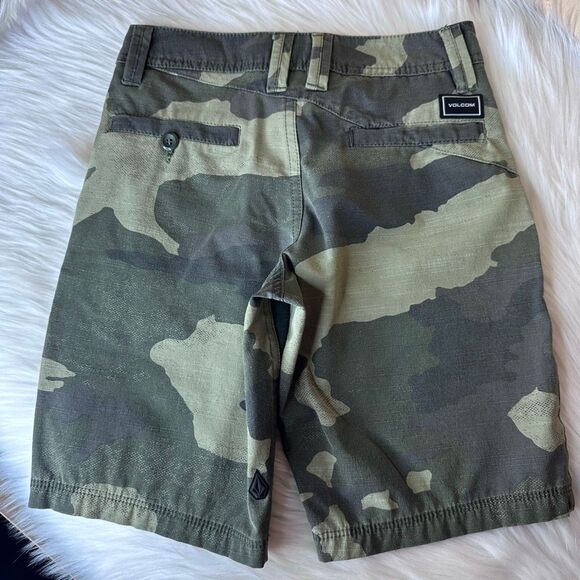 Volcom Boys Camp Board Shorts Water Repellent Size 10 - Picture 11 of 12